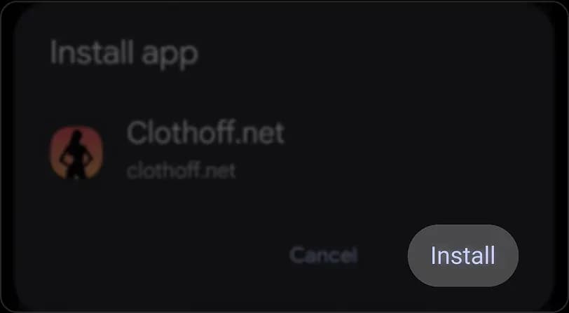 Скачать приложение Clothoff-ru.net для ANDROID